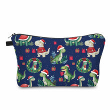 Load image into Gallery viewer, Pouch - Christmas Winter - Dinosaur
