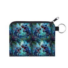 Load image into Gallery viewer, Mini Pouch - Blue Dinosaur
