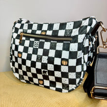 Load image into Gallery viewer, The Roni Nylon Crossbody - Halloween Fall Plaid Trick or Treat
