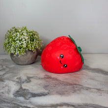 Load image into Gallery viewer, Squishy Toy - Strawberry + Face Dough, Jumbo
