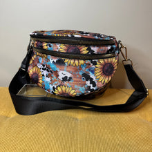 Load image into Gallery viewer, The Roni Nylon Crossbody - Sunflower Cow Wood
