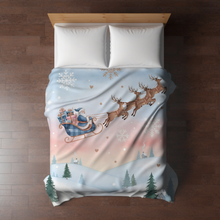 Load image into Gallery viewer, Blanket Christmas #10 - Santa Sleigh - PREORDER
