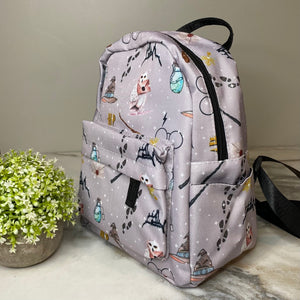 Mini Backpack - Magic on Grey