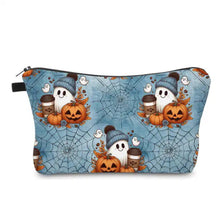 Load image into Gallery viewer, Pouch - Halloween Fall - Pumpkin Ghost Coffee
