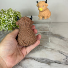 Load image into Gallery viewer, Squishy Toy - Highland Cow Brown &amp; Tan
