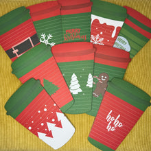 Load image into Gallery viewer, Sticky Note Pad - Red + Green XL Christmas Coffee
