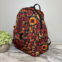 Load image into Gallery viewer, Mini Backpack - Moody Crimson Floral
