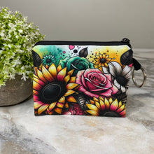 Load image into Gallery viewer, Mini Pouch - Spray Paint Floral
