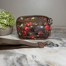 Load image into Gallery viewer, Rue - Nylon Wristlet Wallet - Animal Brown Cherry

