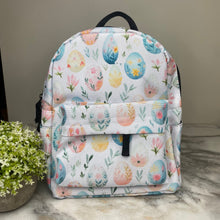 Load image into Gallery viewer, Mini Backpack - Floral Eggs
