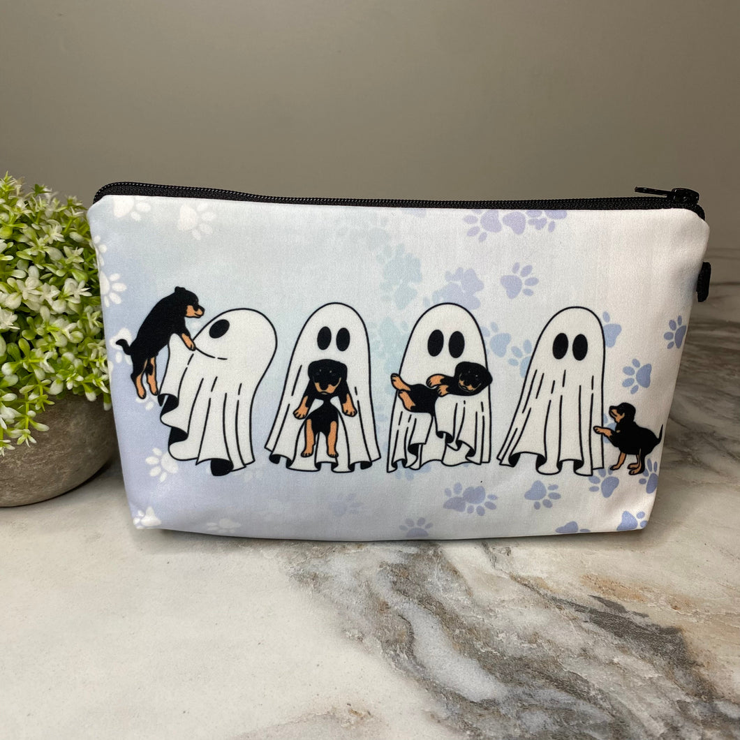 Pouch - Halloween Fall - Ghost Dog Paws