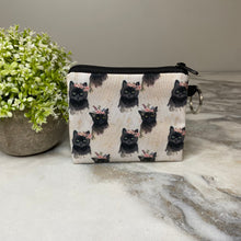 Load image into Gallery viewer, Mini Pouch - Cat Floral Crown
