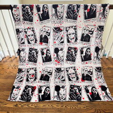 Load image into Gallery viewer, Blanket - Halloween - Blood Splatter Tarot Card
