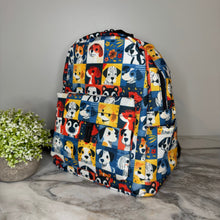 Load image into Gallery viewer, Mini Backpack - Dog Squares
