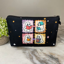 Load image into Gallery viewer, Pouch - Halloween Fall - Ghost Book Stamps
