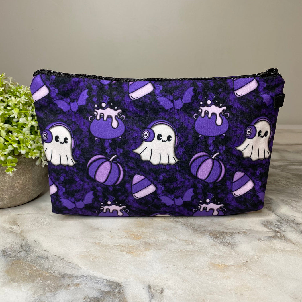 Pouch - Halloween Fall - Ghosts Purple Halloween