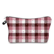 Load image into Gallery viewer, Pouch - Valentine’s Day - Plaid Polkadots
