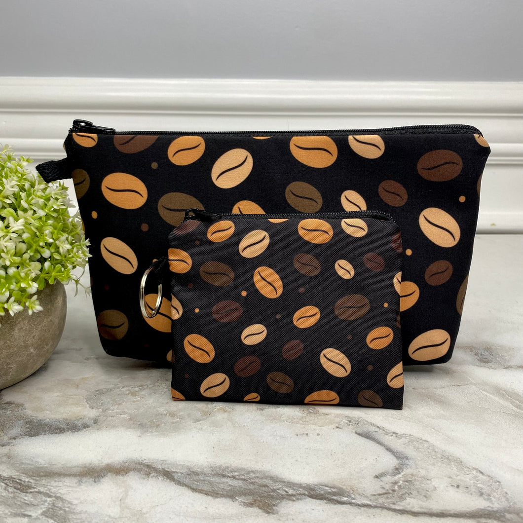 Pouch and Mini Pouch Bundled Set - Coffee Beans