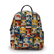 Load image into Gallery viewer, Mini Backpack - Dog Squares
