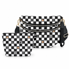 Load image into Gallery viewer, Bundled Set - Roni &amp; XL Pouch - Halloween Trick or Treat Plaid
