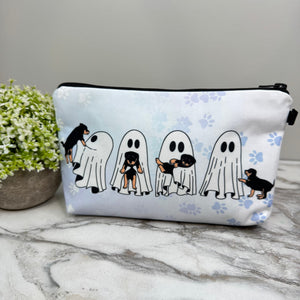 Pouch - Halloween Fall - Ghost Dog Paws