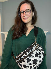Load image into Gallery viewer, The Roni Nylon Crossbody - Cow - PREORDER
