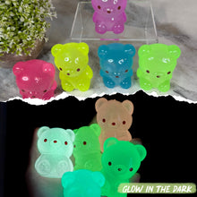 Load image into Gallery viewer, Squishy Toy - Gummy Bear, Glow In The Dark
