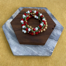 Load image into Gallery viewer, Bracelet Pack - Gold, Red, &amp; Green Mini
