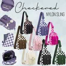 Load image into Gallery viewer, Checkered Nylon Sling - PREORDER
