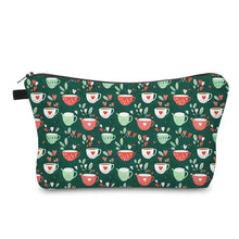 Load image into Gallery viewer, Pouch - Tea Cups on Green
