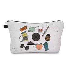 Load image into Gallery viewer, Pouch - Gym Workout on Speckled Grey
