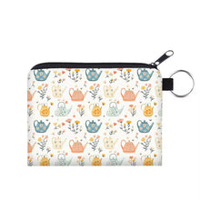 Load image into Gallery viewer, Mini Pouch - Floral Teapots
