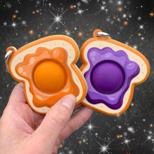 Load image into Gallery viewer, OMG Mega Pop Best Friend Keychain Toy - PB&amp;J
