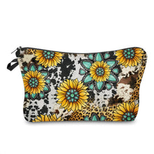 Load image into Gallery viewer, Pouch - Sunflower, Turquoise Sunflower
