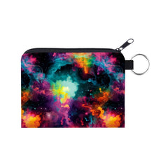 Load image into Gallery viewer, Mini Pouch - Galaxy Orange Pink Green
