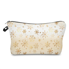 Load image into Gallery viewer, Pouch - Christmas - Snowflake Gold
