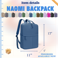 Load image into Gallery viewer, The Naomi Backpack - Solids - PREORDER ends 8/26

