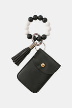 Load image into Gallery viewer, Bead Wristlet Key Chain with Wallet
