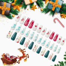 Load image into Gallery viewer, 72-Piece Christmas Theme ABS Press-On Nails
