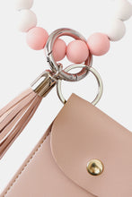 Load image into Gallery viewer, Bead Wristlet Key Chain with Wallet
