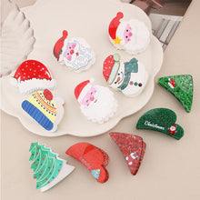 Load image into Gallery viewer, Christmas Theme Resin Hair Claw Clip
