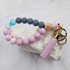 Twirl It Round Bangle Keychain - Purple