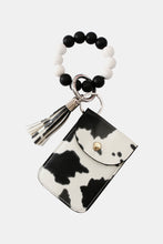 Load image into Gallery viewer, Bead Wristlet Key Chain with Wallet
