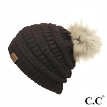Load image into Gallery viewer, CiCi Puffer Ball Beanie
