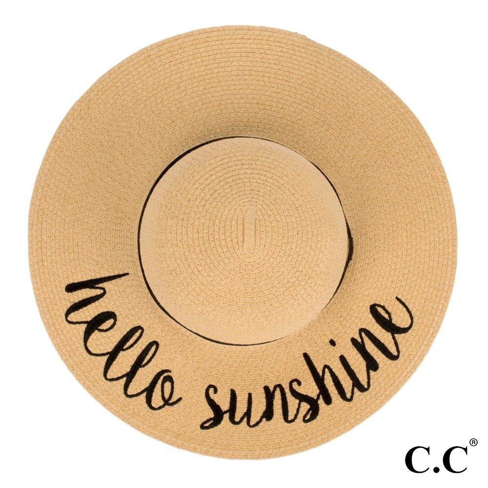 Hello Sunshine Straw Hat