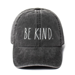 Be Kind Baseball Cap - Available In Multiple Colors