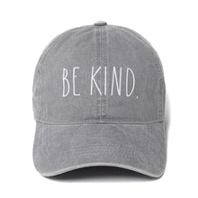 Load image into Gallery viewer, Be Kind Baseball Cap - Available In Multiple Colors
