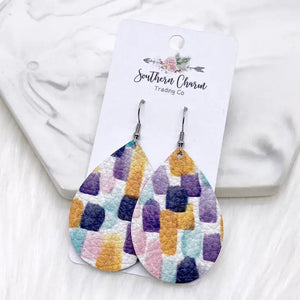 Autumn Rain Mini Collection Earrings - Marble