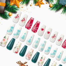 Load image into Gallery viewer, 72-Piece Christmas Theme ABS Press-On Nails
