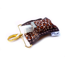 Load image into Gallery viewer, Leopard SaniClip Hand Sanitizer Holder
